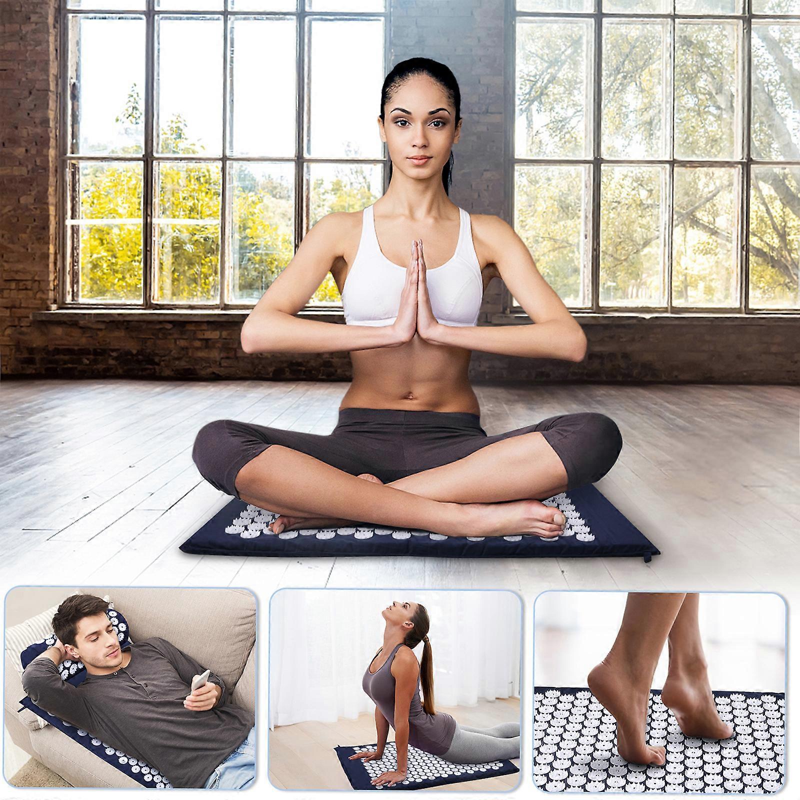 Acupressure Mat and Pillow Set