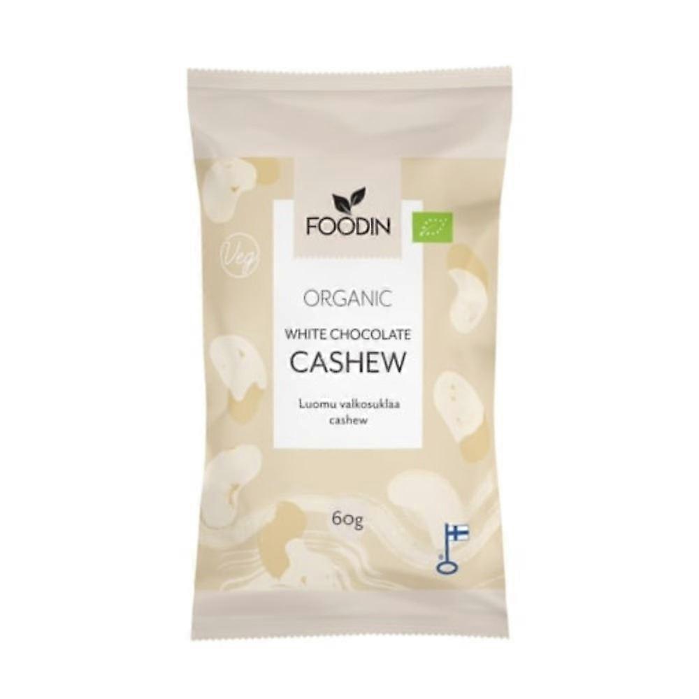 Foodin Βιολογική Ωμή Λευκή Σοκολάτα Κάσιους 60g