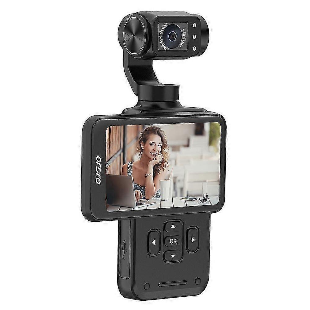 Ordro M5 3軸スタビライザージンバル3.5インチ回転スクリーンビデオカメラhd dvトラベルポケットカメラ