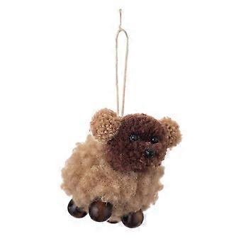 2025 Natale Peluche Cane Decorazione Natale Fata Peluche Cucciolo Bambola Pendente per Natale Festa A Casa Decorazioni Natalizie