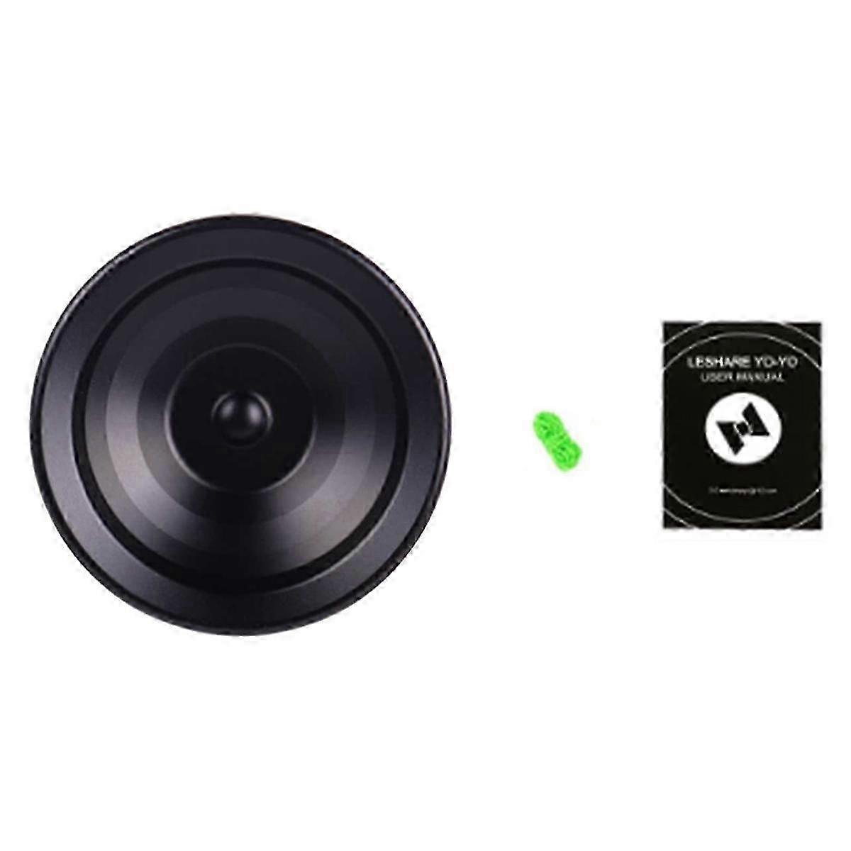 Yoyo High-End Yoyo Ball Professional Competition Alloy Yo-Yo (Black)