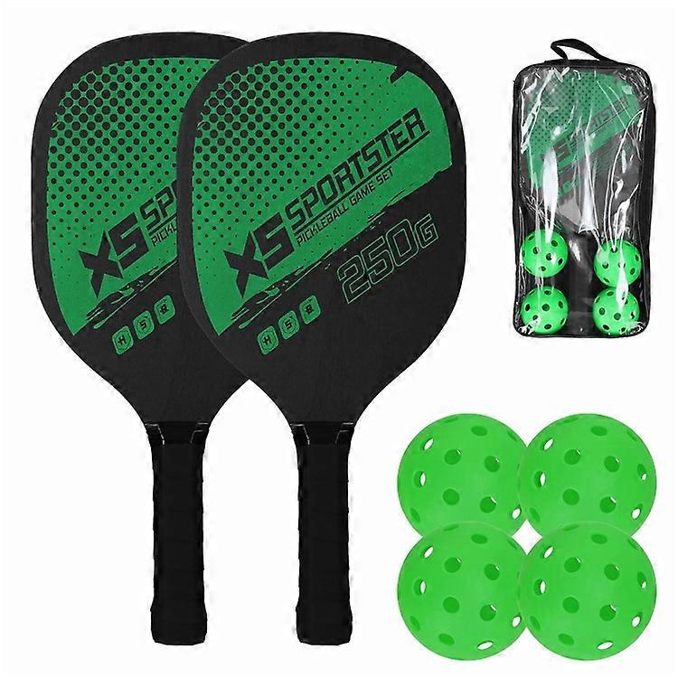 CG1415 Pickle Ball Racket Set Pickle Ball Paddle Kit with 2 Rackets + 4 Pickle Balls