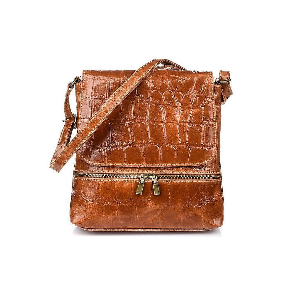 Handbags Vera Pelle krab69camel