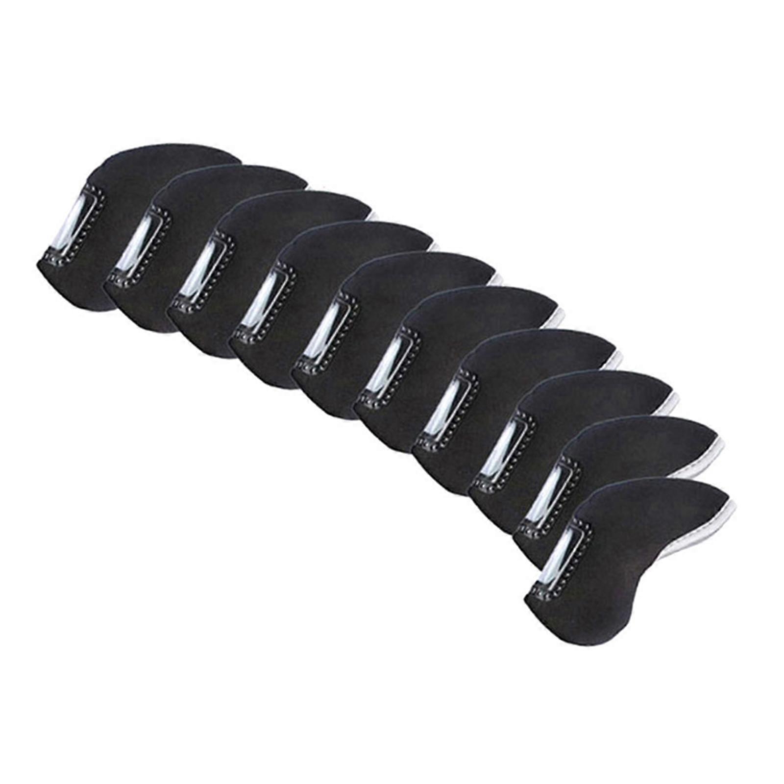 10xゴルフアイアンヘッドカバーセットアイアンクラブカバーは、すべてのブランドに適合モダンプロテクティブ