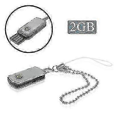 Computer Accessory Sets Mini Rotatable Diamond Jewelry Usb Flash Disk 2gb