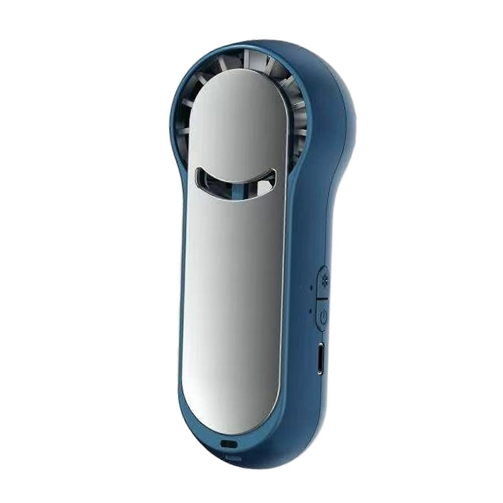 Tabletop Small Handheld Fan with Base Rechargeable Personal Fan Enjoy Coolness