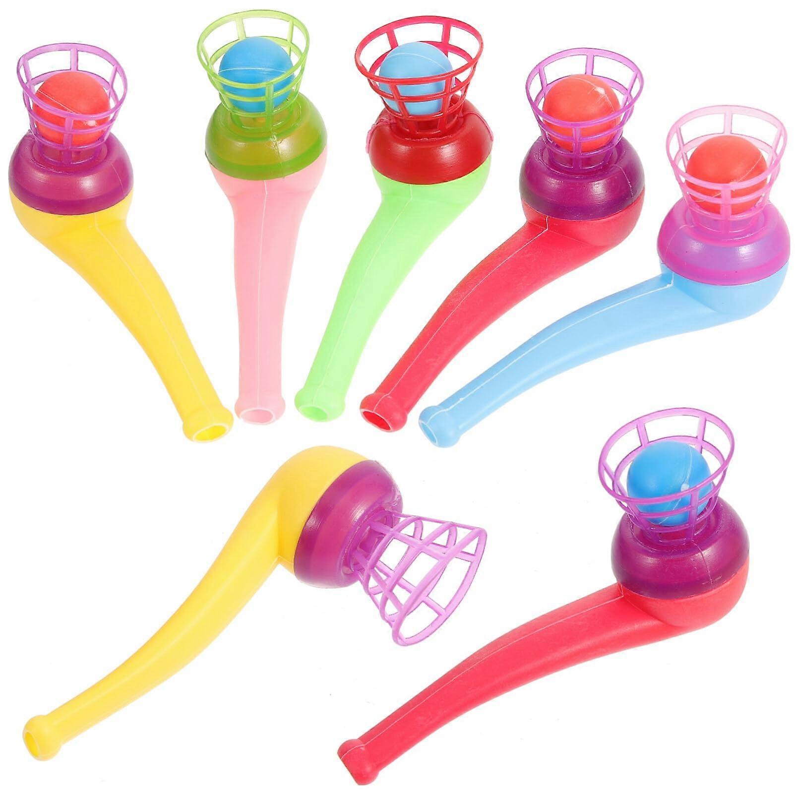 Dandelion Ball Game Pack Of 20, Random Colors, Includes Whistle, Breathing Trainer, Floating Ball, Kids Party Favors