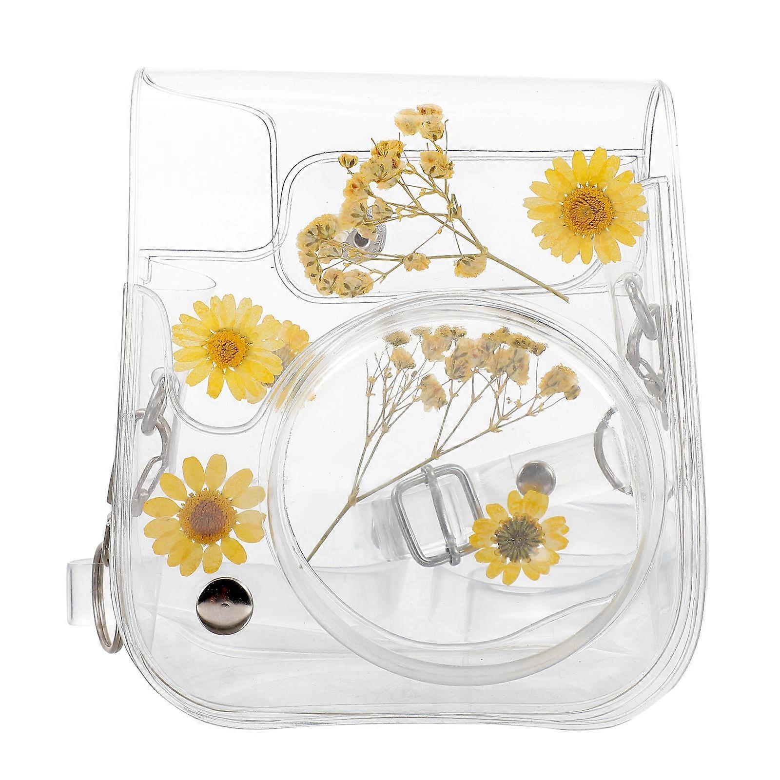 Compact Camera Case Small Protective Clear Case For Instant Camera Rectangular Shape Fashionable Style Traveling 1Pcs