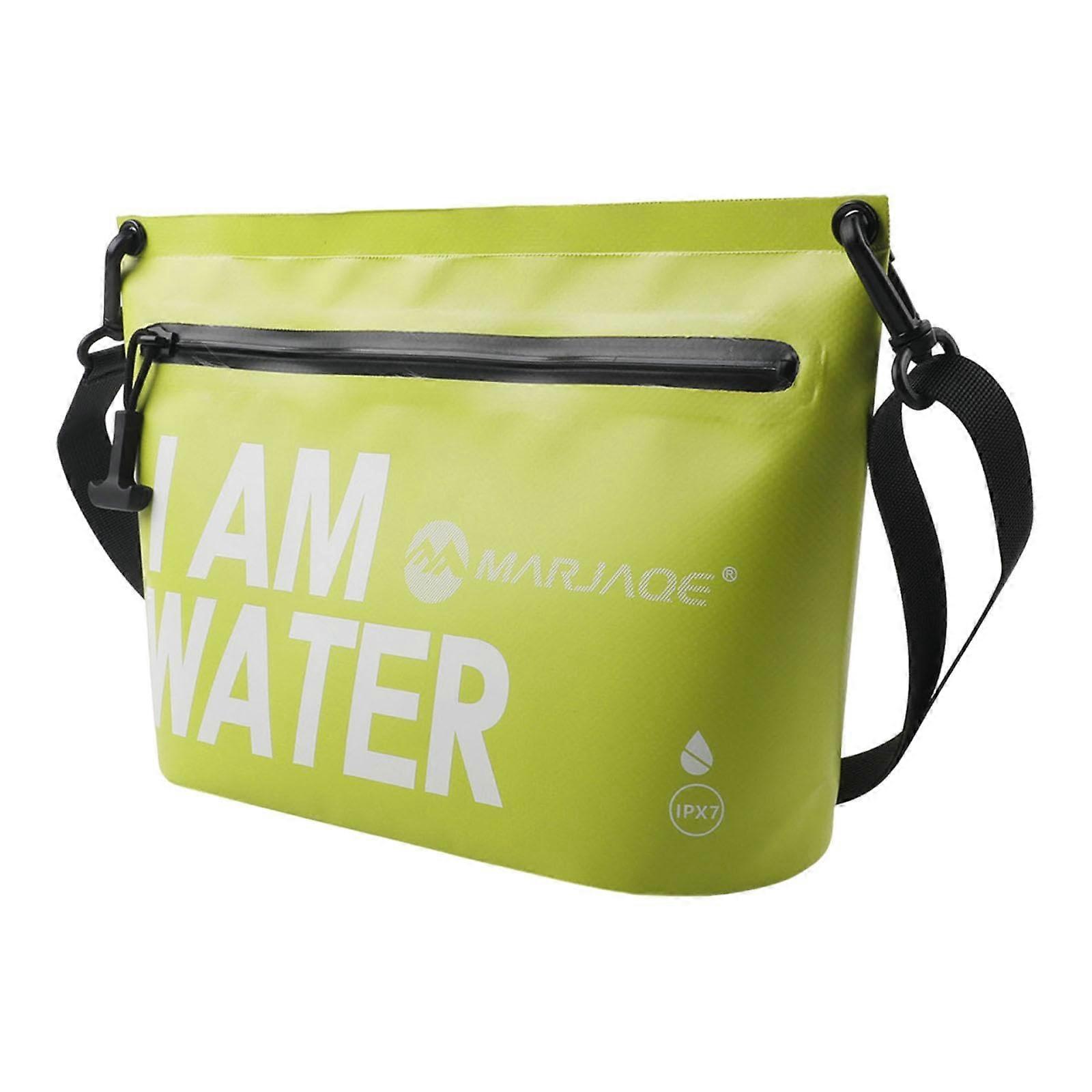 Waterproof Shoulder Bag With Large Storage Capacity For Beach And Camping Trips Green