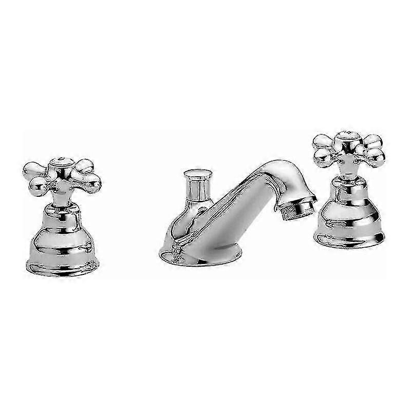 Mitigeur lavabo rétro 3 trous Paffoni Iris IRV058CR Chrome Vidage automatique 11/4