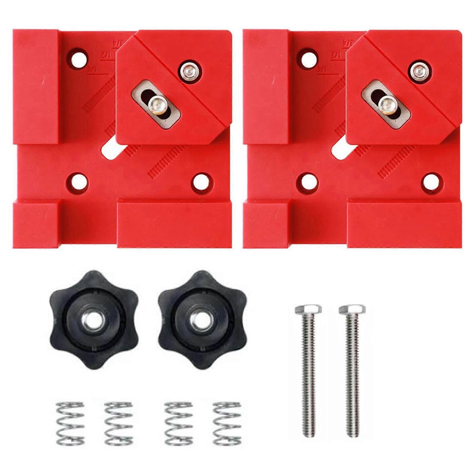 90 Degree Angle Clamps Clip Perfect For Cabinet Making Frame Assembly Projects Cabinetmaking And Furniture Assembly 2pcs Red