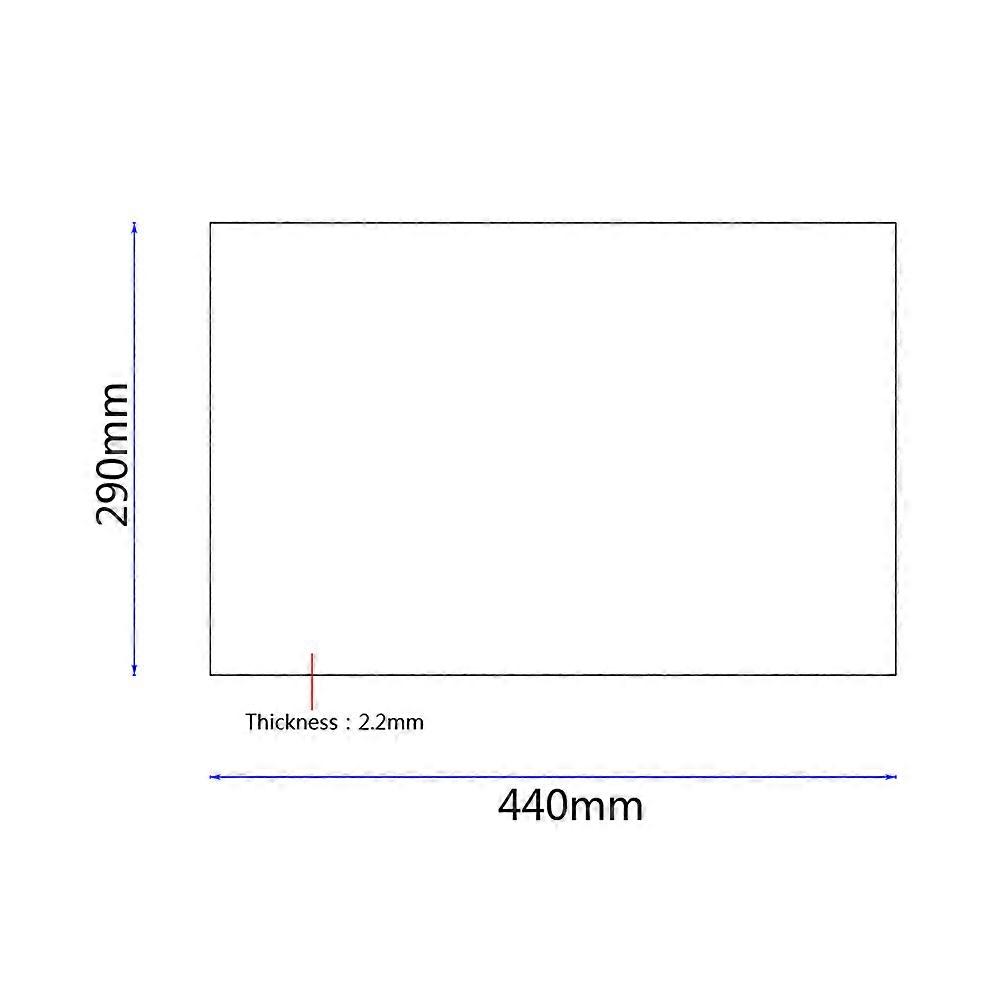 ギターピックガードシートギター用ミントグリーン長方形44.00X29.00X0.22CM DIYギターパーツ1セット
