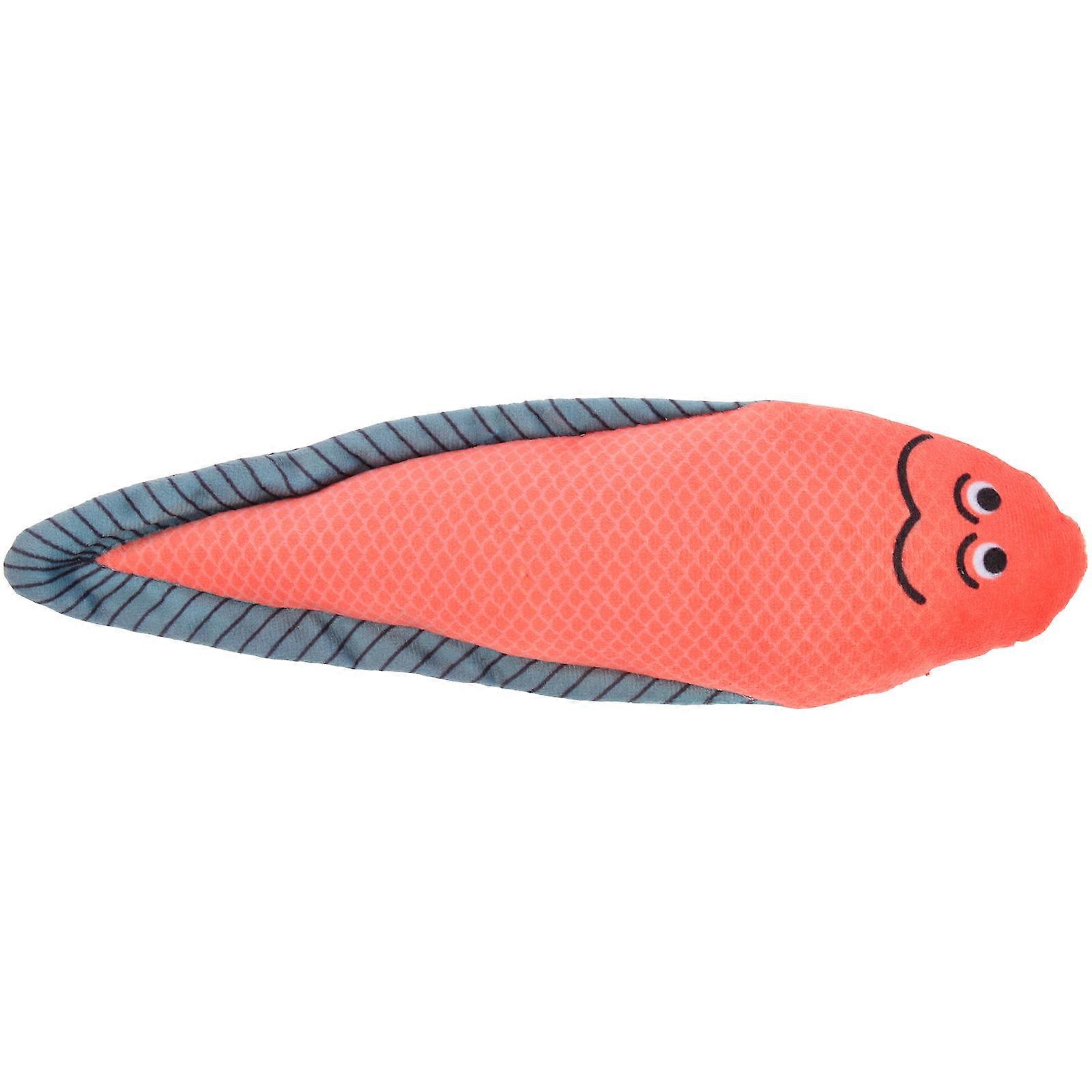 Interactive Cat Toy Fish Shape Mood Stimulation Plush Kitten 23x7cm 1Set