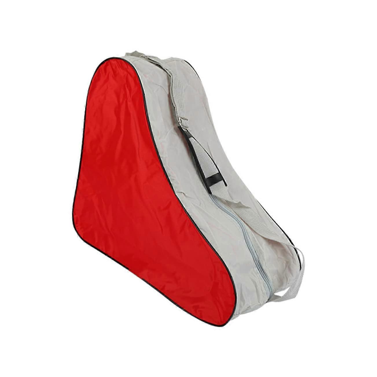 Roller Skate Bag For Women, Skating Tote Bag With Strap, Red