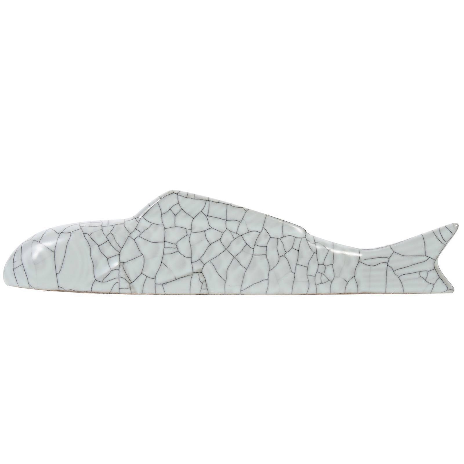 Carp Shaped Calligraphy Paperweight For Fairs And Housewarming Ceremonies 19X4.5cm 1Pack