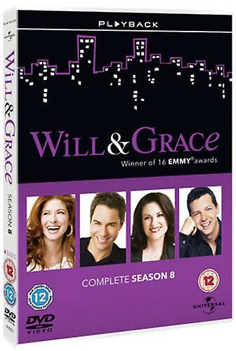 Will and Grace The Complete Series 8 DVD (2011) Eric McCormack cert 12 4 discs - Region 2