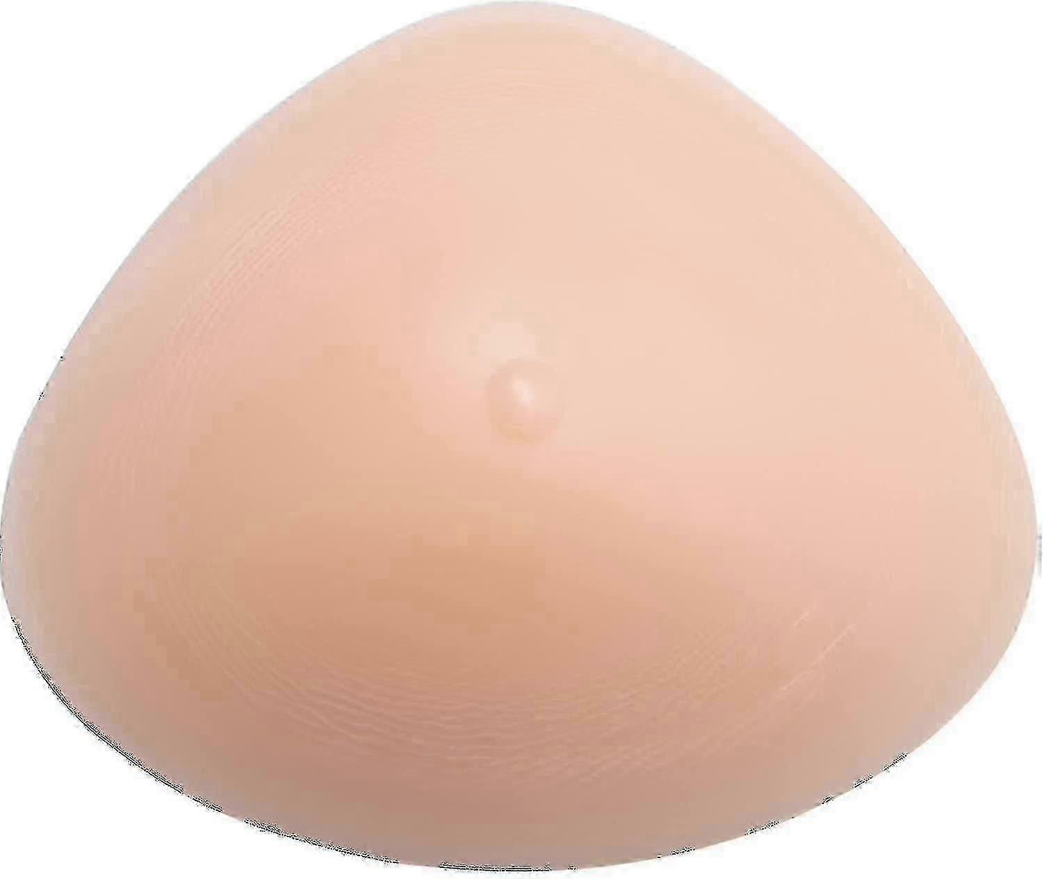 Pair Of Silicone Breast Form Triangle Mastectomy Prosthesis Bra Pad Enhancer