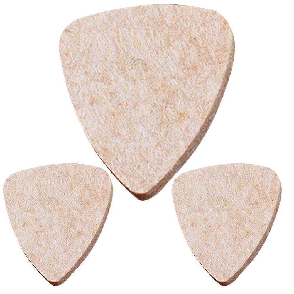 Band Guitar Picks Wool Felt Material Humanized Design for Guitar Accessory 3Pcs