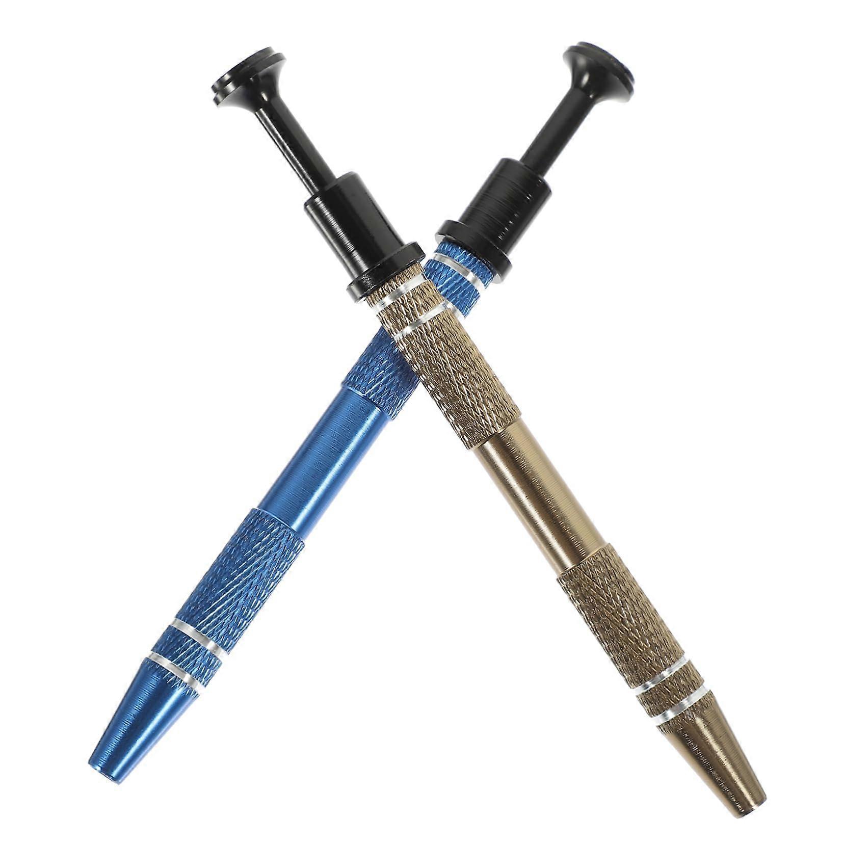 Screw Pickup Tool Holder Pack of 2, Aluminium Alloy Gripper for Electronic Components, Precision Reacher Grabber Picker