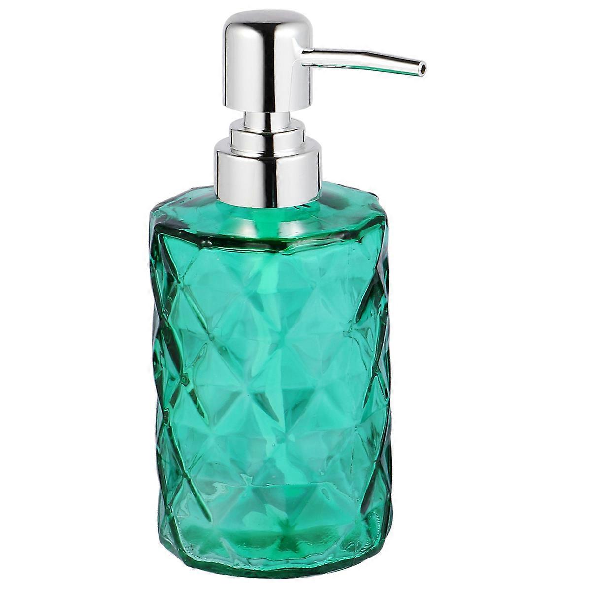 Empty Lotion Bottles Modern Style Shower Bottles With Silver Pump Head For Home Users 2Pcs