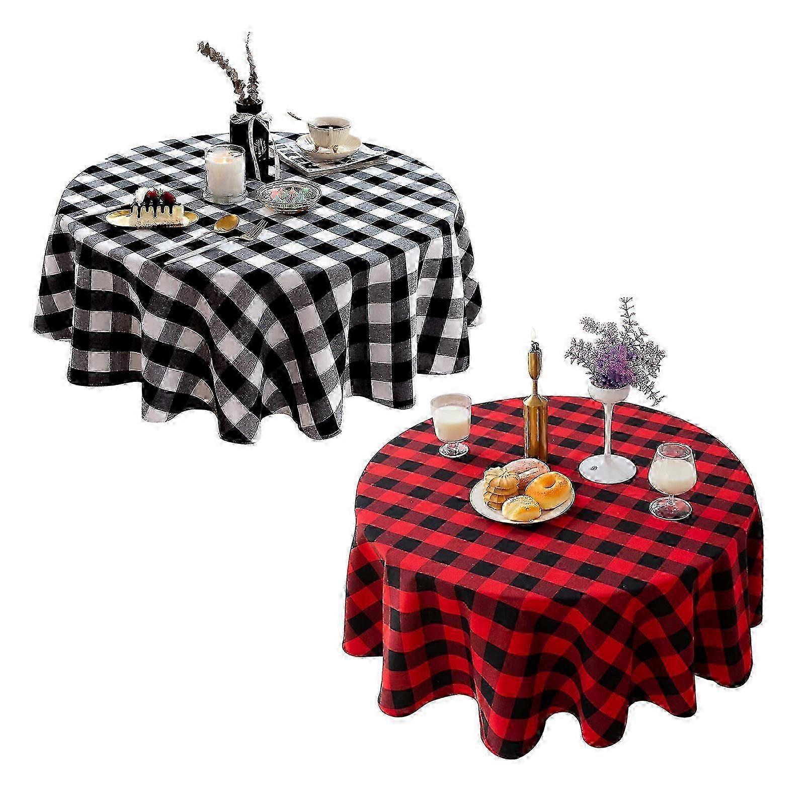 Round Dining Room Tablecloth for Party Wedding