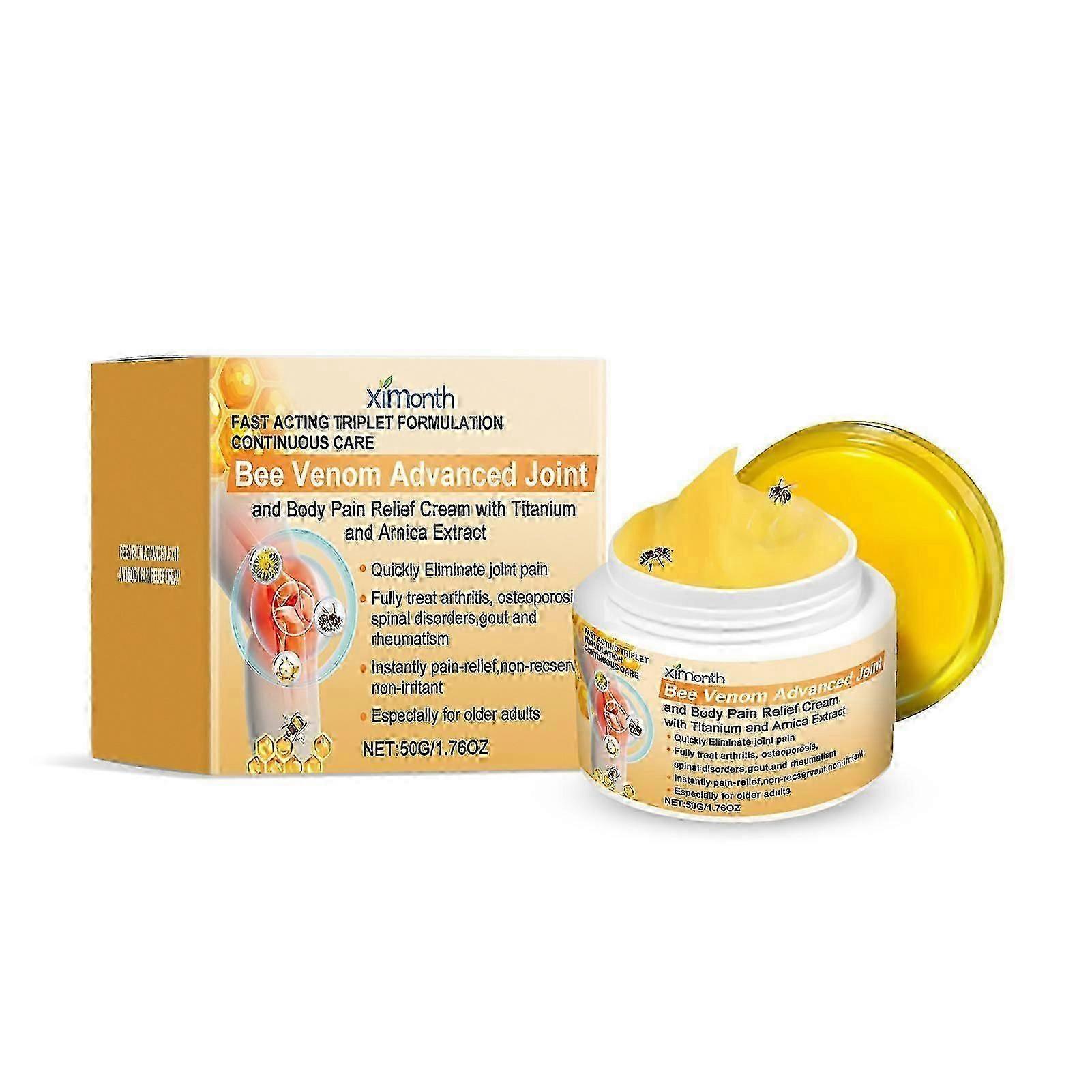 Relieve Joint Soreness Bee-Venom Cream Relieve Pain Relieve Stiffness Massage Cream for Women Men