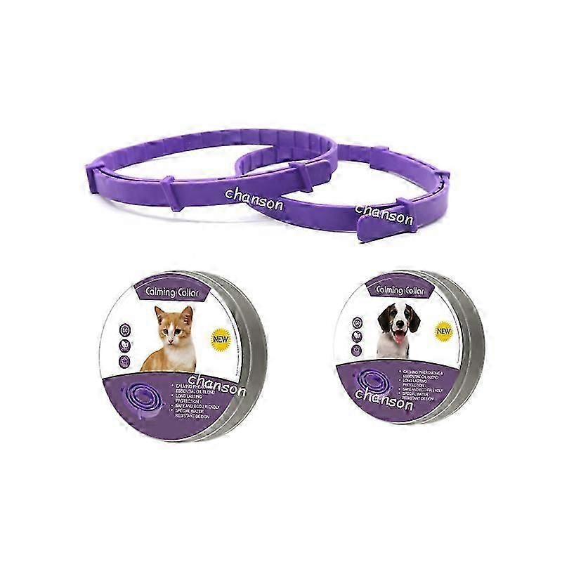 Pet Calm Collar Neck Strap Plastics Cat Dog Soothe Collar Adjustable Relieve Anxiety Remove Restlessness Pet Supplie