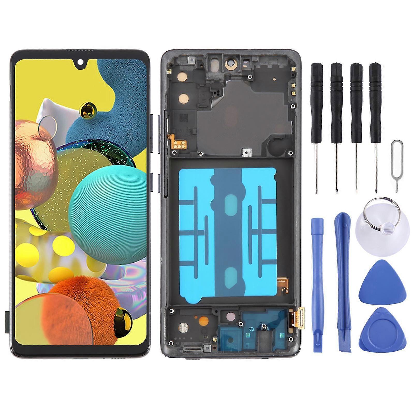 For Galaxy A51 5G SM-A516 6.36 inch OLED LCD with Frame