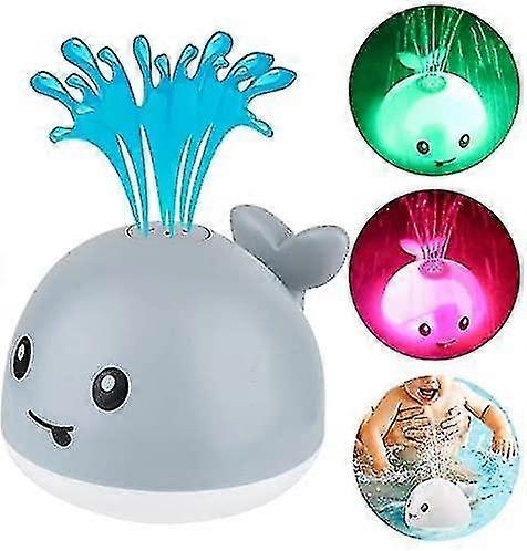 تضيء ألعاب حمام الطفل ، رشاش ماء الحوت LED لحوض استحمام الأطفال ولعب البلياردو
