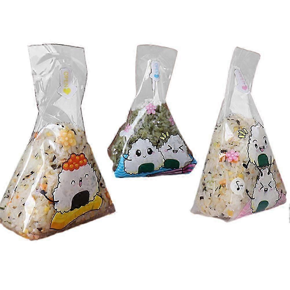 100pcs Triangle Onigiri Packaging Bags