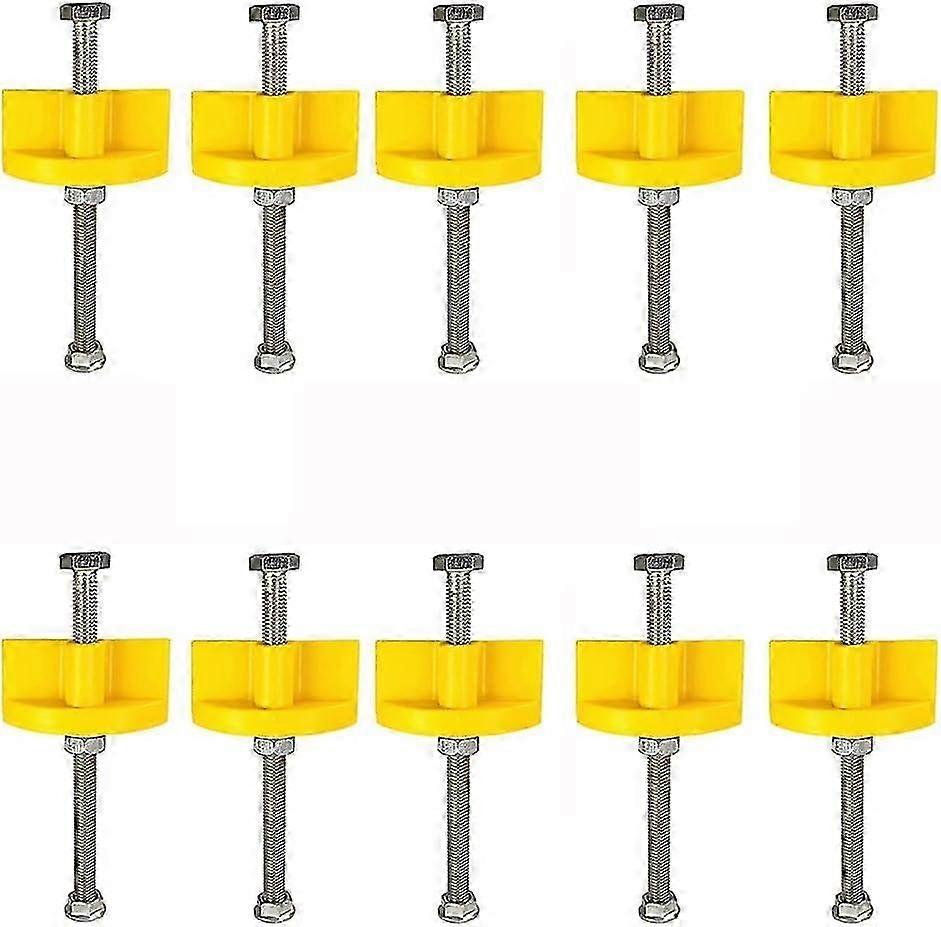 10 Sets Portable Wall Tile Leveling System Adjustable Height Fixed Lifting Tool