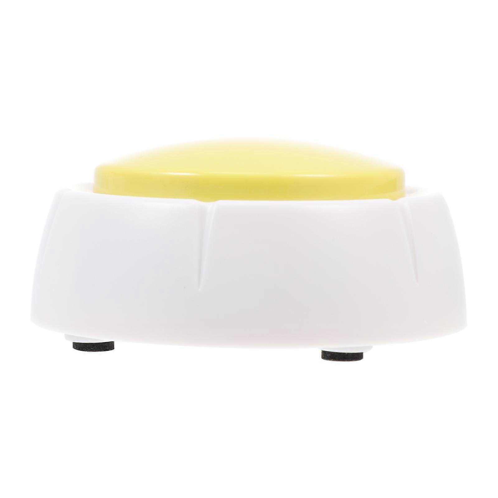 Clickers For Pet Training Sound Button Circular 9x9x3CM Yellow PP Material 1Set
