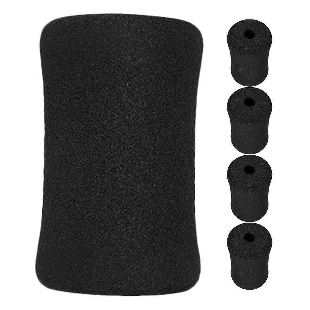 Workout Bench Pad Replacement Exercise Equipment Foot Sponge Pads Comfortable Support Inner Diameter 22mm 5Pack