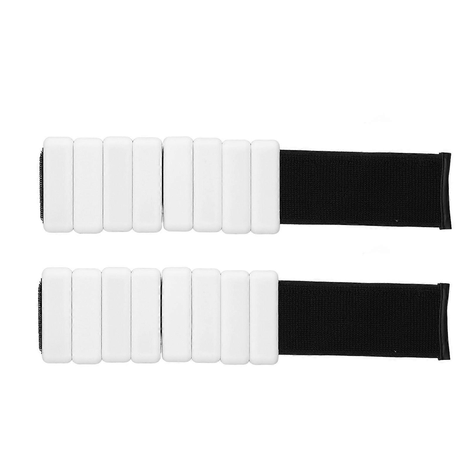 2025 Latest Model  2Pcs Wrist Weights White 2 LB Adjustable Sweatproof