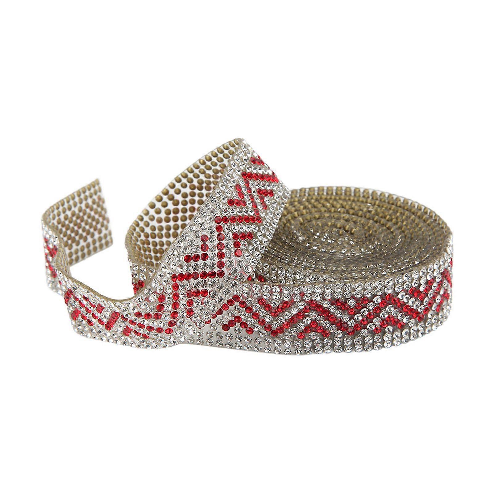 2025 Latest Model  Rhinestone Chain 2 Yards 2cm Width Shiny Gloss Colours