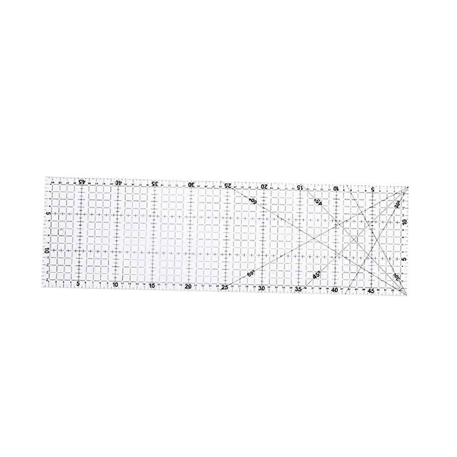Acrylquilt 6 In x 20 In Patchwork Ruler for Quilting, Sewing, and Crafting - Durable Acrylic Design Template