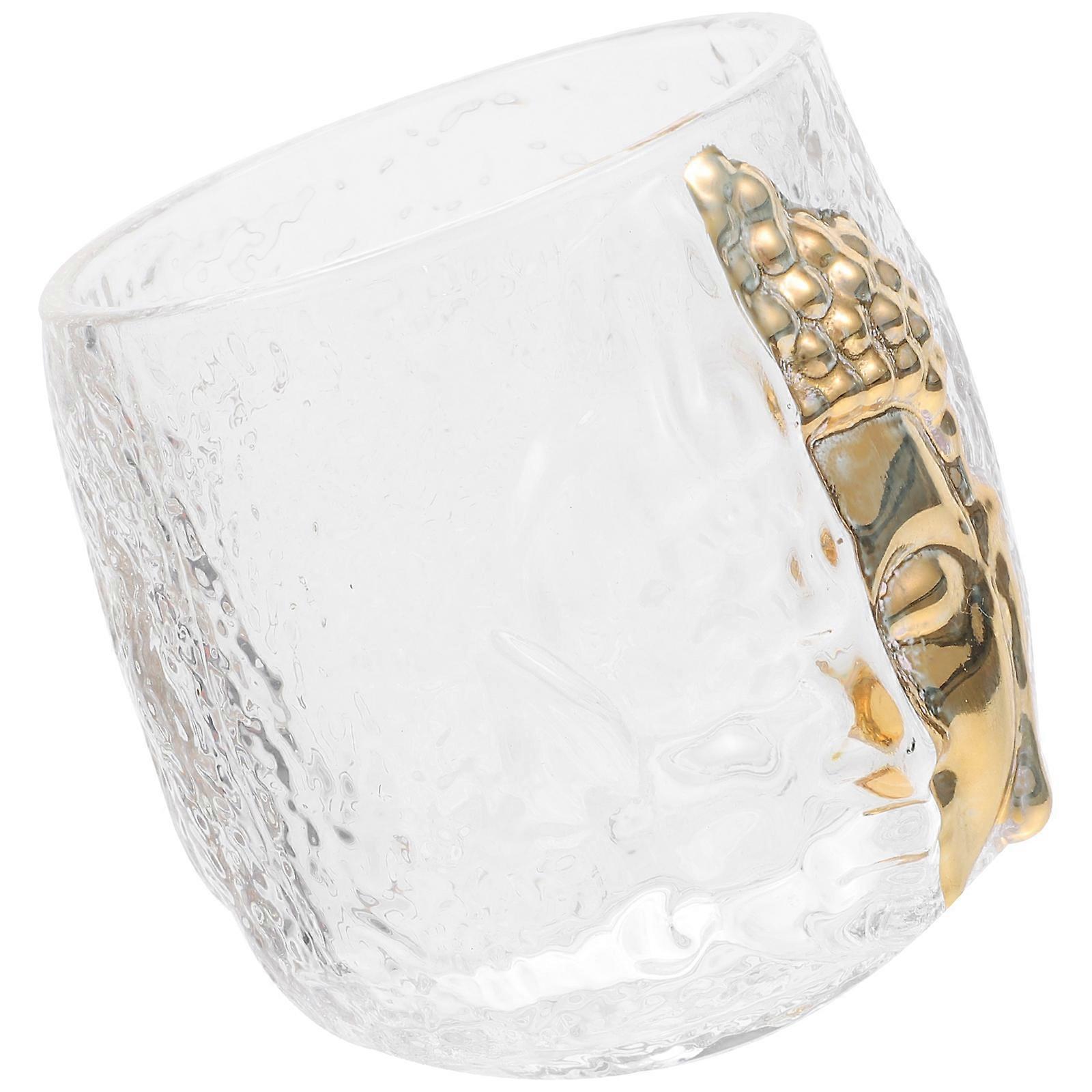 Buddha Head Cup Multi Color Easy to Clean Dining Room 1Set