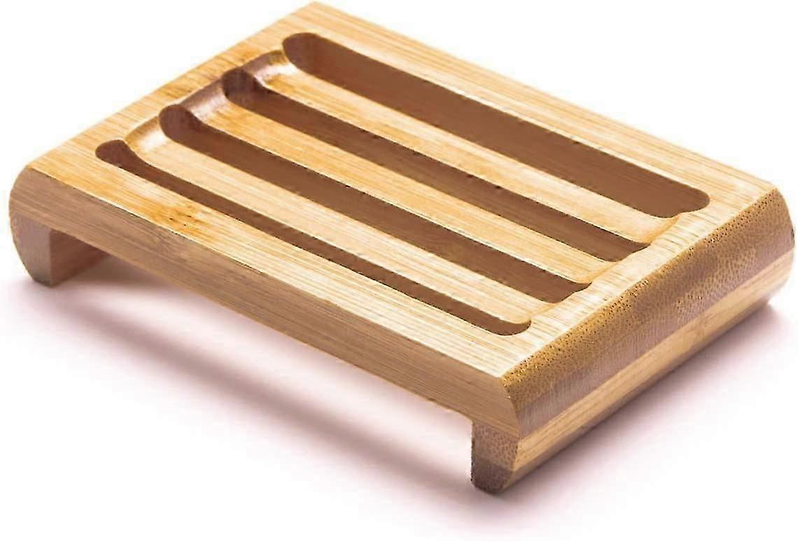 صحن صابون من الخيزران | 11 سم × 7.5 سم | المنتج البيئي ، هدية بيئية (1)