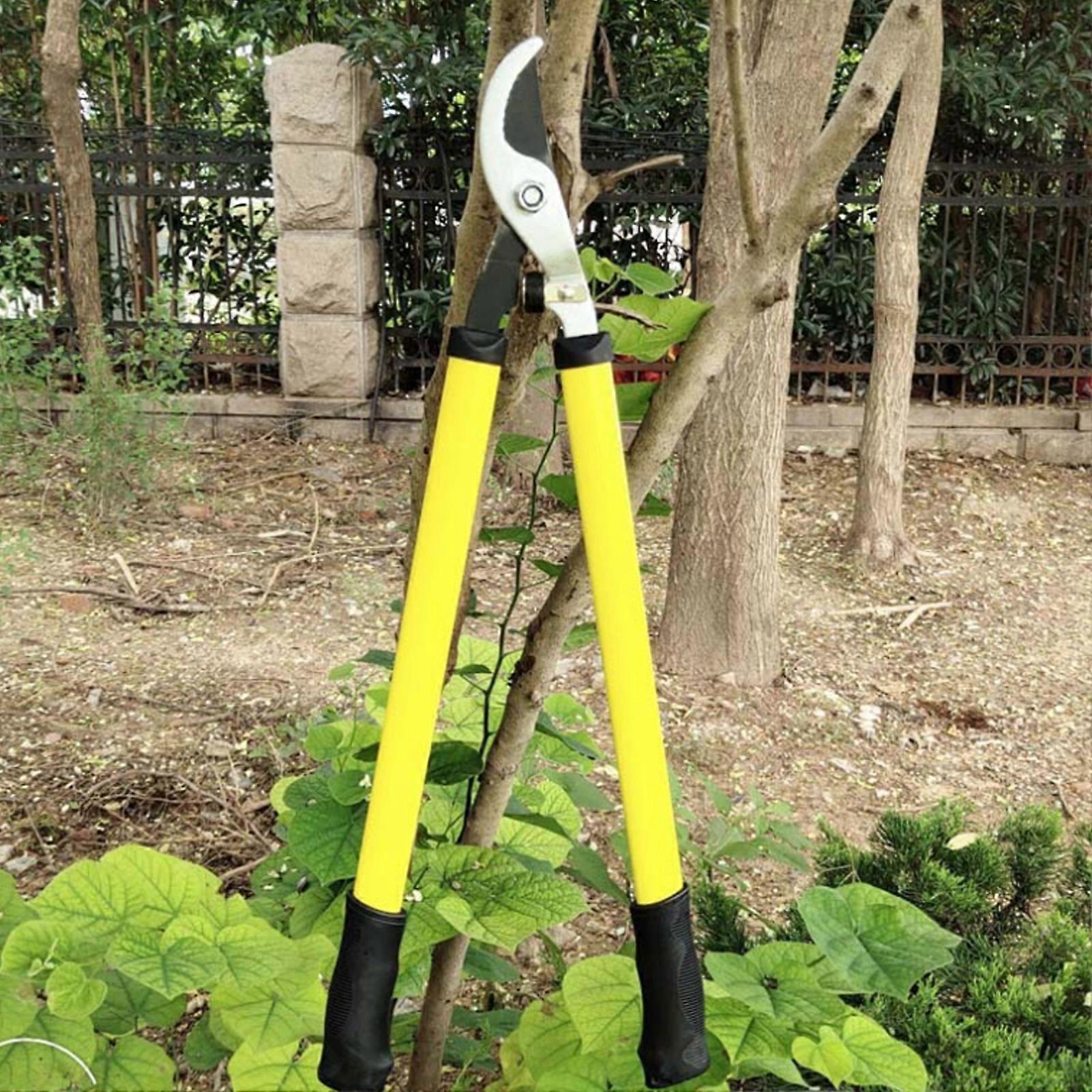 High Branch Cutter Steel Telescopic Trigger Bypass Gardening Scissors Pruning Shears for Shrubs Cutting