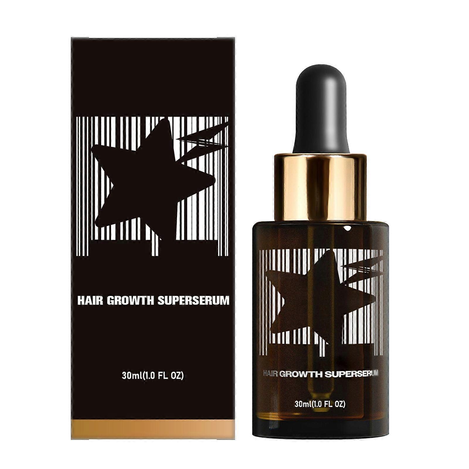 Olejek na porost włosów, Super Serum do pielęgnacji włosów dla grubszych i mocniejszych włosów, odżywcza kuracja do skóry głowy, naturalny połysk i zastrzyk witalności z kwiatami czerwonej koniczyny
