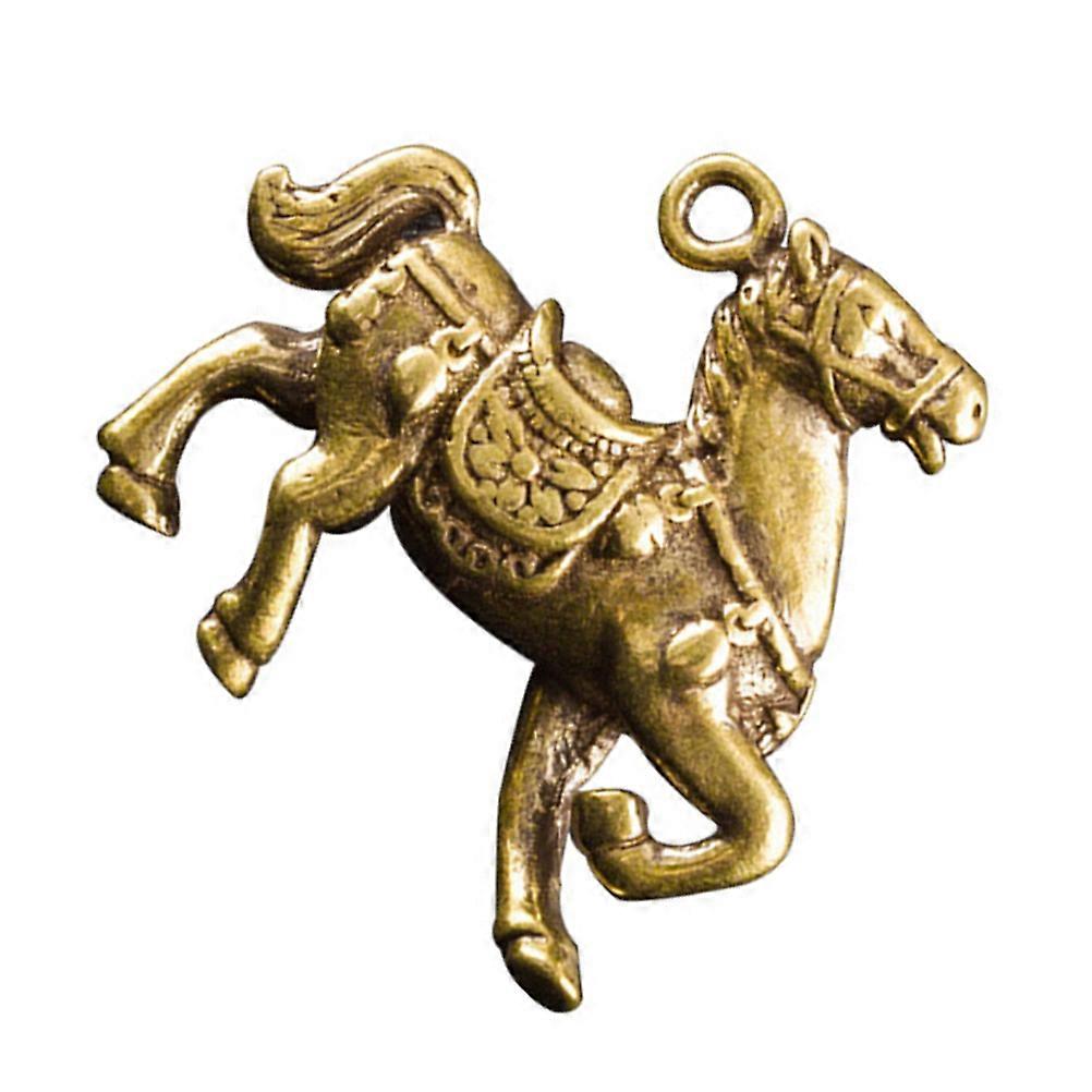 Horse Bag Charm Horse Shaped Keychain Pendant Retro Design Diy Projects Office Decor 3 3X2 9Cm 1Pcs