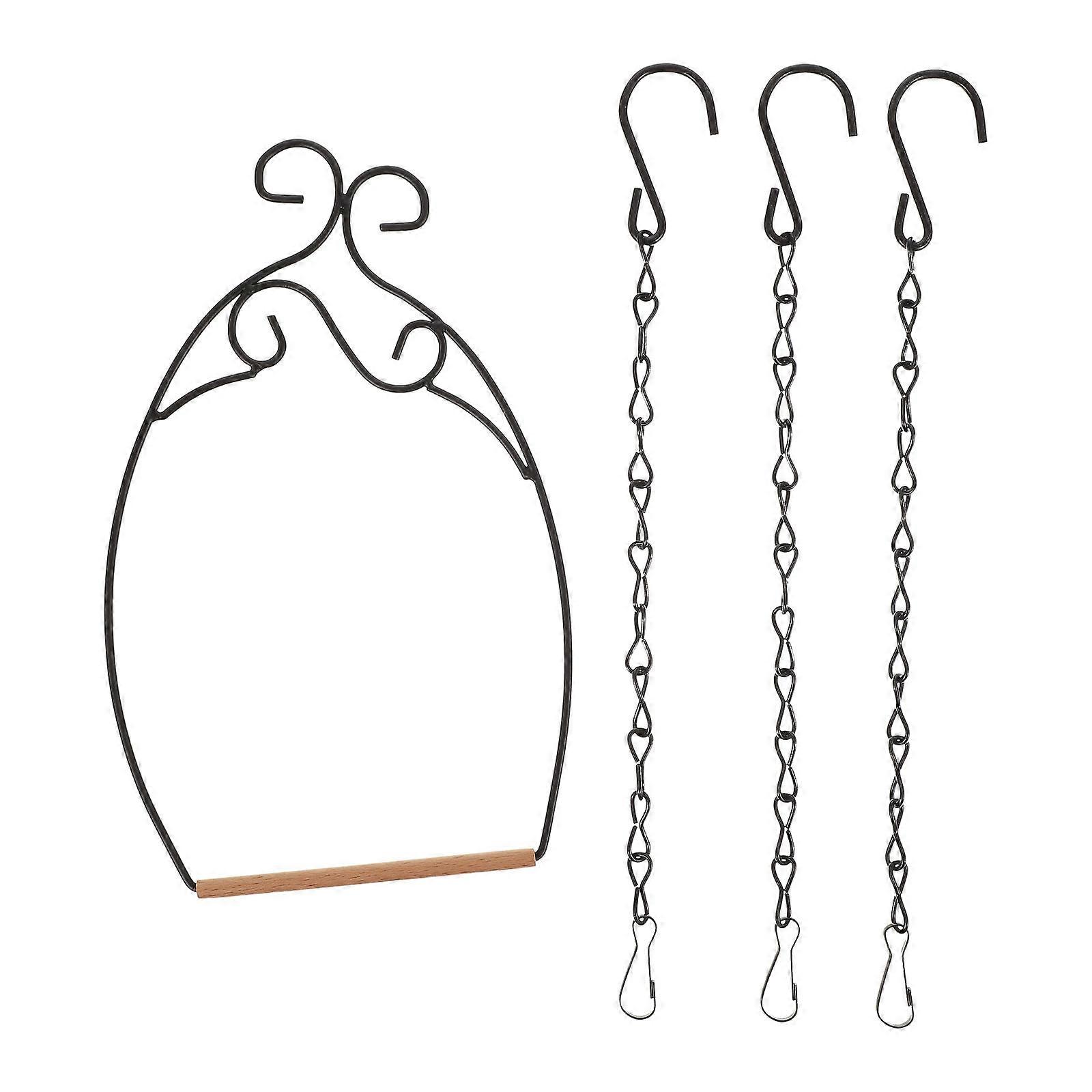 Bird Hanging Perch Bird Stand Toy Bird Lovers Exploration 22.00X13.50X0.50cm 1Set