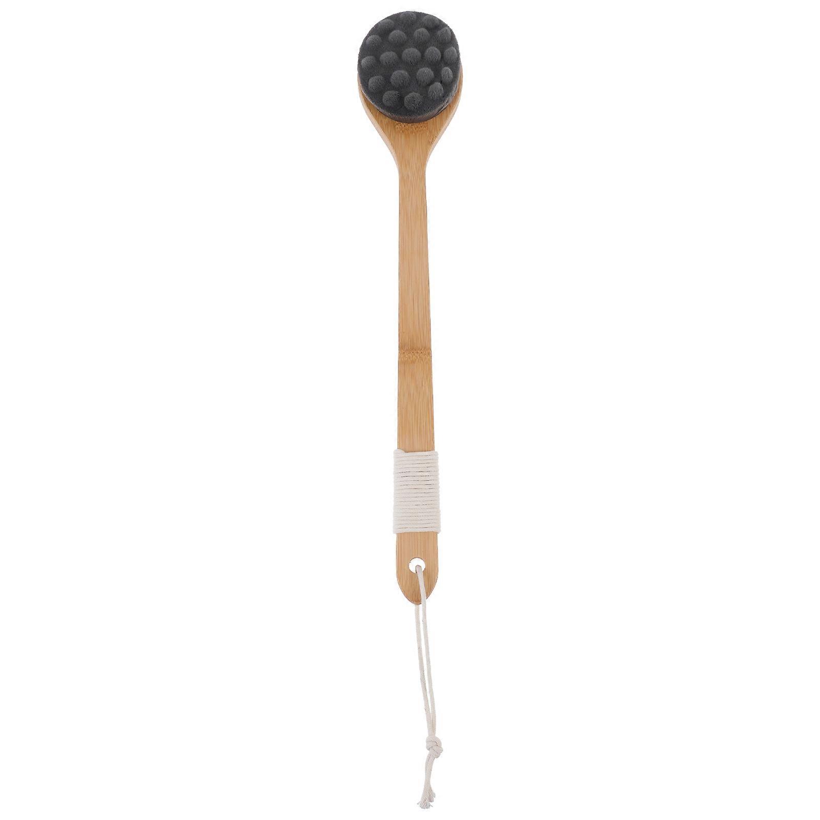 1pc Bamboo Massage Brush Durable Body Cleaning Tool Practical