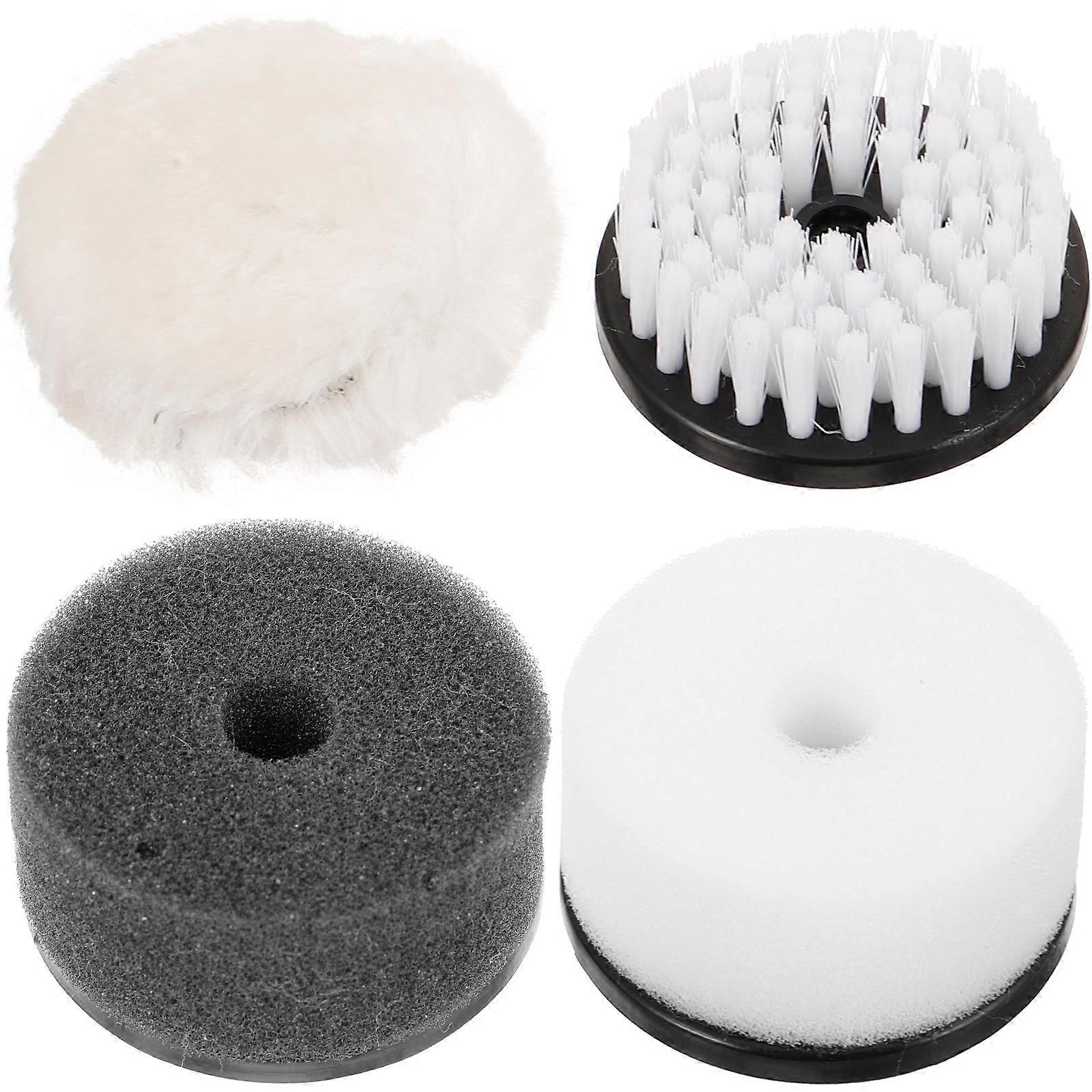 Dust Removal Shoe Brush Cleaning Kit Assorted Color 5.80X5.80X3.00CM Cleaning 4Pcs