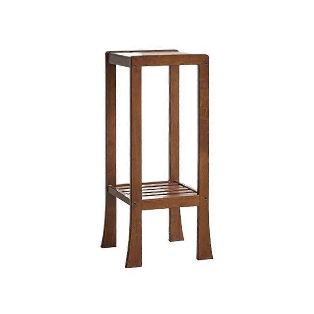 Bonsai Table Scandinavian Bonsai Shelf For Plants, Low Legs, Wood, Walnut Color, Medium Size Presentation Stand