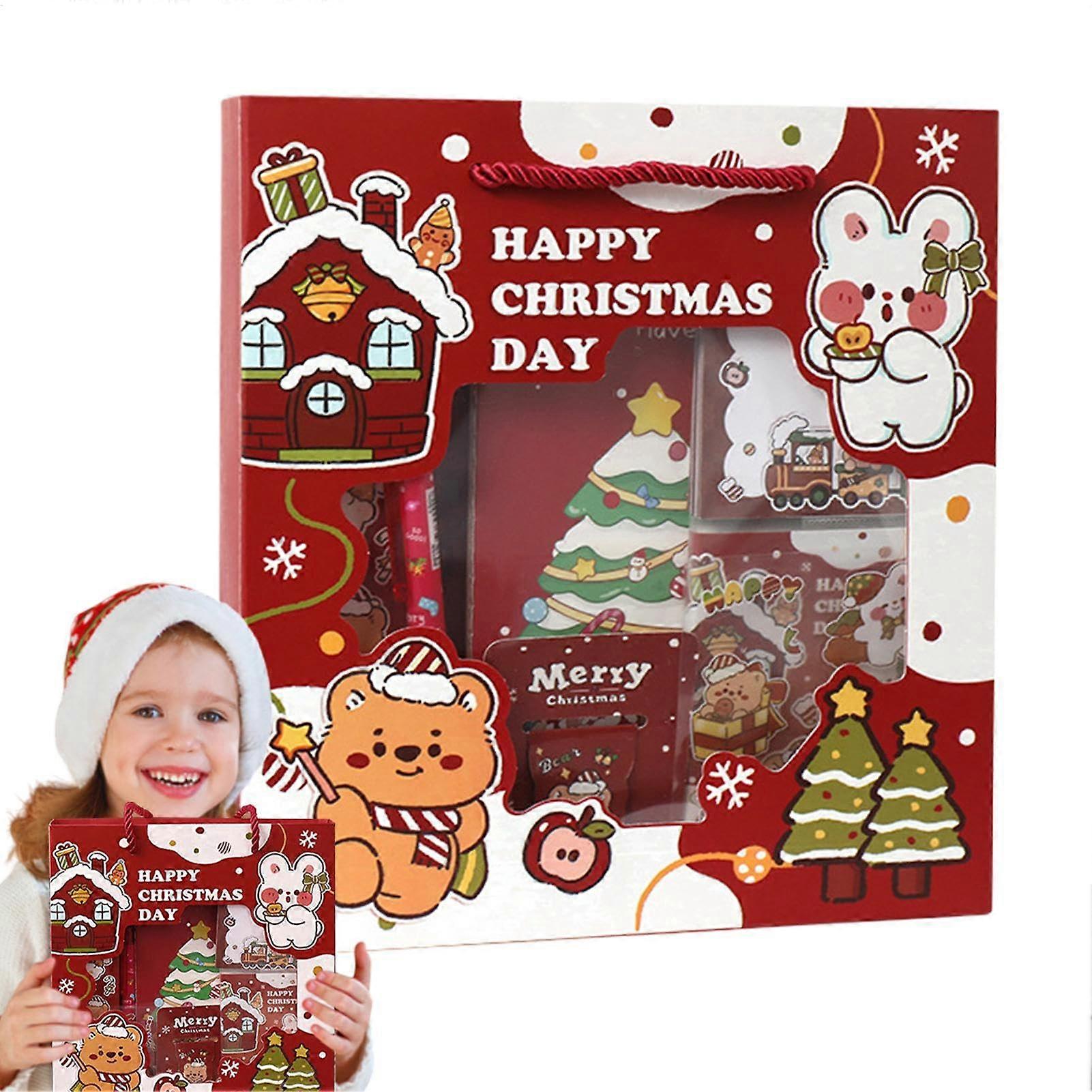 Christmas Stationery Set for Kids Christmas Cartoon Students