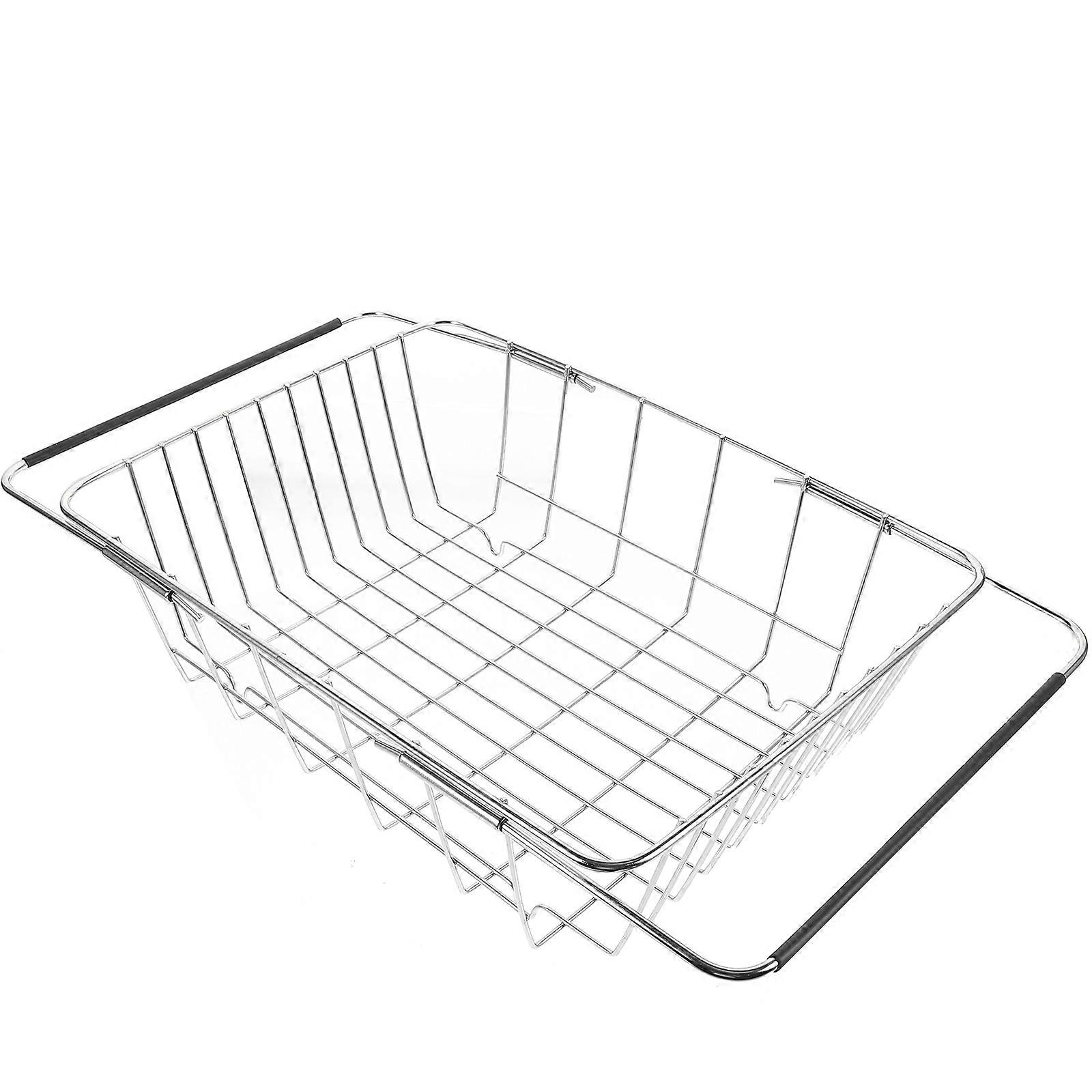 Drying Rack Sink Cutlery Draining Rack Housewives Kitchen Use Practical 1Set