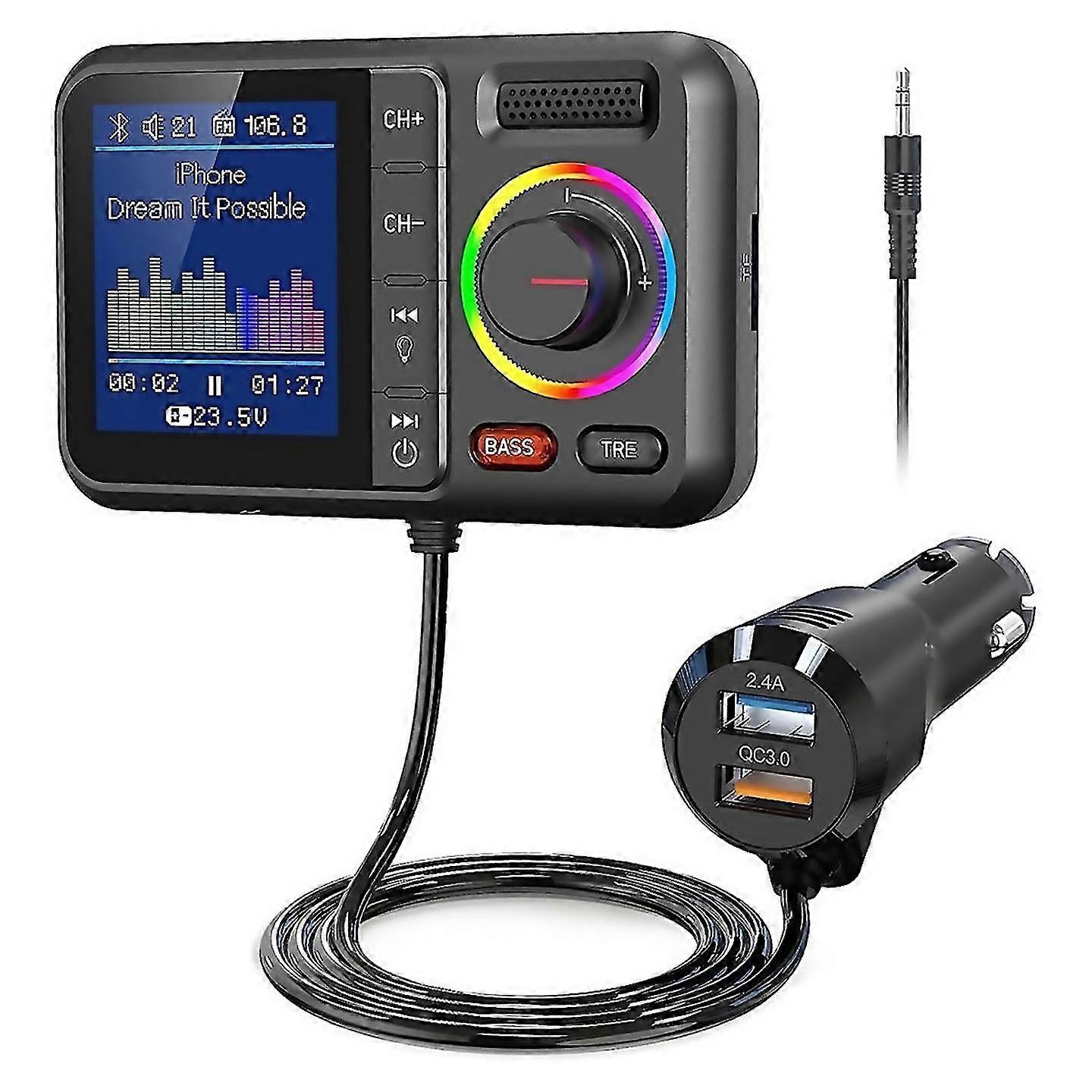 For Bluetooth 5.0 Transmitter Adapter For Pc Tv Car Home Speaker