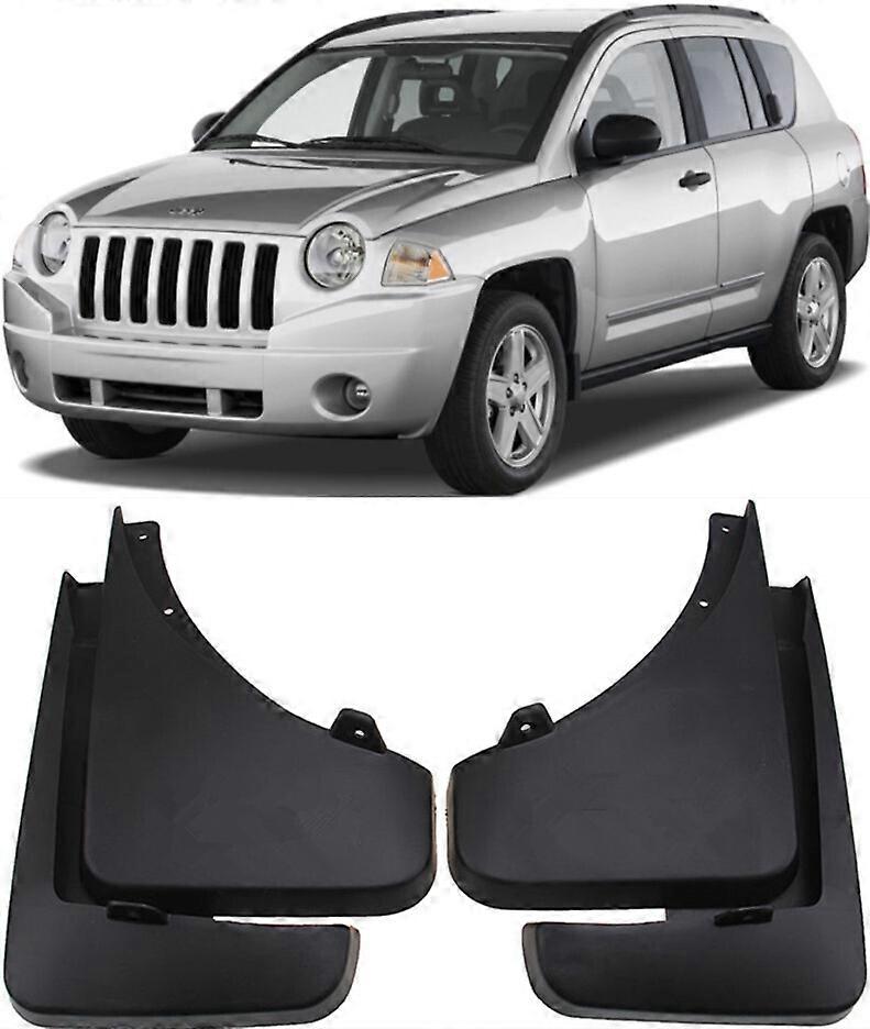 Compatibil Nou Spate Turnat Splash Guards Mud Flaps pentru 2006-2010 Jeep Compass