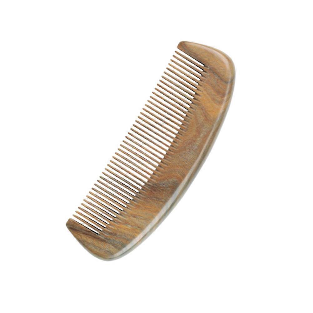 Natural Verawood Massage Comb Static Resistant, Close Teeth Hair Care Tool for Scalp Massage, Comfortable Grip for Women